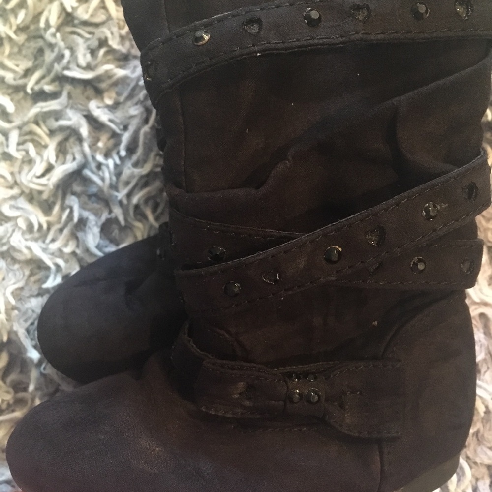 black boots